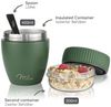Milu Müslibox Müslibecher To Go Edelstahl 400 ml, isoliert, auslaufsicher, Müslimax Set Bild 4