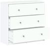 ebuy24 Kommode Maria Kommode 3 Schubladen weiss. Bild 2