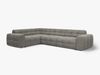 Micadoni Ecksofa Kendal 6-Sitzer Links Samt Magic Velvet Dunkelgrau Bild 2
