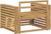 vidaXL Outdoor-Sofa Massivholz Akazie Weiß 3439141 Bild 5