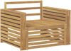 vidaXL Outdoor-Sofa Massivholz Akazie Weiß 3439141 Bild 2