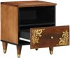 vidaXL Nachttisch Honigbraun 40 x 33 x 46 cm Massivholz Mango 4018742 Bild 2