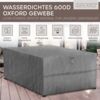 SANZARO Abdeckung Gartenmöbel Winterfest - 600D Oxford mit RipStop-Technologie, Schwerlast 320g, Reißfest & UV-Beständig, Schutzhülle für Gartentisch Sitzgruppe Balkonmöbel, 180 x 120 x 70 cm Bild 2