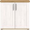 Home affaire Kommode Cosenza, Breite 95 cm, 2 Türen, 2 Einlegeböden, 3 Fächer, 2-farbig, in Landhausoptik, Anrichte, Schrank, Sideboard Bild 3