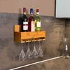 Weinregal mit Glashalter Bild 2