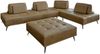KAWOLA Sofa WIOLO Ecksofa Leder mit Hocker camel 83 x 350 x 350 cm Bild 3