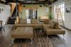 KAWOLA Sofa WIOLO Ecksofa Leder mit Hocker camel 83 x 350 x 350 cm Bild 2