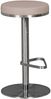 Kadima Design Barhocker "Elbe", höhenverstellbar, gepolsterte Sitzfläche, Triangel Fußablage, max. 110 kg Belastung. Beige, 38x38x82 cm Bild 4