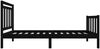 Massivholzbett Schwarz 75x190 cm 2FT6 Small Single [3100683] Bild 5