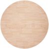 vidaXL Runde Tischplatte Ø80x2,5 cm Unbehandeltes Massivholz Eiche 342905 Bild 2