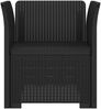 vidaXL 1-Sitzer Sessel Rattan-Look PP Anthrazit 8011848 Bild 3