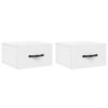 vidaXL Wand-Nachttische 2 Stk. Weiß 35x35x20 cm 829805 Bild 2