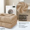Komfortec Handtuch Set aus 100% Baumwolle, 4 Handtücher 50x100 cm und 4 Badetücher 70x140 cm, Frottee (Packung, 8-St), Duschtücher & Badehandtuch, Weich, Towel, Groß Bild 4