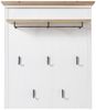 Garderobenpaneel >Jasmin< in Pinie-Hell - 93x107x30cm (BxHxT) Bild 2