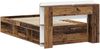 vidaXL Bettgestell mit Stauraum Altholz 90 x 190 cm Holzwerkstoff 3433331 Bild 5