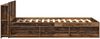 vidaXL Bettgestell mit Stauraum Altholz 90 x 190 cm Holzwerkstoff 3433331 Bild 4