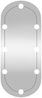 vidaXL Wandspiegel mit LED-Leuchten 30x70 cm Glas Oval 3189161 Bild 5