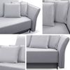 Schlafsofa Mokoli (Farbe: Tiffany 10, Füße: Gold) Bild 4