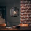 Brilliant Leuchten No. 93777-76 Woodrow Pendelleuchte 1-flammig holz dunkel schwarz E27 Bild 5