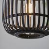 Brilliant Leuchten No. 93777-76 Woodrow Pendelleuchte 1-flammig holz dunkel schwarz E27 Bild 3