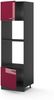 Mikrowellenschrank R-Line Rot Hochglanz 60 cm Vicco Bild 4