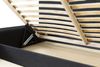 Polsterbett Doppelbett LEXIE 140x200cm Komplettset in Stoff Riviera Schwarz Bild 5