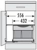 Abfallsorter Raumspar TANDEM 29 (1x12 + 2x8,5) Liter / Hailo TR-Swing 60.3/29M / ab 60 cm Bild 4