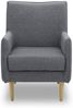 Gartenlounge Sessel Branislava 64x86x76 mit Outdoorbezug in anthrazit Bild 2