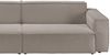 KAWOLA Sofa SAMU 3-Sitzer Feincord grau 72 x 106 x 266 cm Bild 4
