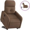 vidaXL Relaxsessel mit Aufstehhilfe Elektrisch Braun Stoff 3206817 Bild 2