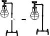 Solar-Stehlampe TURIN - Stahl Braun 59x22x33cm | Gartenlampe Tischlampe Outdoor Leuchte Bild 2