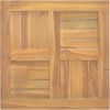 vidaXL Tischplatte Quadratisch 50x50x2,5 cm Massivholz Teak 316156 Bild 3