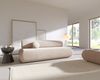 Selsey 'Armone' 3-Sitzer Sofa mit Schlaffunktion, Chenille, Hellbeige Bild 3