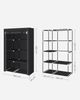 Songmics 'RYG085B02' Stoffschrank mit 6 Ablagen, schwarz, 45 x 105 x 168 cm Bild 5