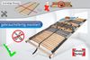 Matratzen Perfekt Set mit 2 x Lattenrost 42 Leisten, 90x200 cm, nicht verstellbar Bild 3