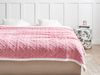 Kuscheldecke HONEYCOMB 150 x 200 cm Rosa Bild 3