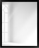 WANDStyle Wandspiegel H960 aus Massivholz in Schwarz 53 x 73 cm im Stil Modern Bild 2