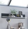 Wandpaneel Coburg / Campania, Holzwerkstoff, Schwarz, Weiß, 160 x 24 x 22 cm Bild 2