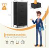 IDEASY Schubkastenkommode Frisiertisch, Schlafzimmerschrank-Organizer mit 4 Stoffschubladen (95×45×30cm rutschfester und wasserdichter Kleiderschrank mit Griffen), Flurschubladenschrank zur Kleideraufbewahrung,Kleiderschrank-Organizer Bild 3
