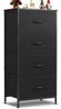IDEASY Schubkastenkommode Frisiertisch, Schlafzimmerschrank-Organizer mit 4 Stoffschubladen (95×45×30cm rutschfester und wasserdichter Kleiderschrank mit Griffen), Flurschubladenschrank zur Kleideraufbewahrung,Kleiderschrank-Organizer Bild 2