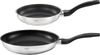 RÖSLE Pfannen-Set Basic Line Ø 20 cm, 24 cm mit Antihaftversiegelung ProPlex, Edelstahl 18/10, silberfarben/schwarz Bild 2