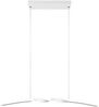 LED Pendelleuchte GINKO in Metall Weiß geschwungen, Breite 79cm Bild 2