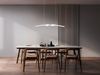 LED Pendelleuchte GINKO in Metall Weiß geschwungen, Breite 79cm Bild 4