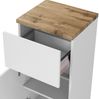 Unterschrank >Pienza< in weiß-matt - 40x79x35cm (BxHxT) Bild 5