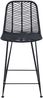 vidaXL Barstuhl 2 pcs 44,5 x 54,5 x 97,5 cm Rattan und Eisen 42011548 Bild 5