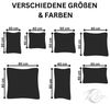 MOON Heimtextilien Kissenbezug / Seitenschläferkissenbezug 2er Pack MOON-Luxury Linon 100% Baumwolle, Linon Bild 2