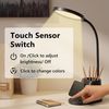 LQWELL LED Schreibtischlampe 4 in 1 LED Schreibtischlampe USB Aufladbar, LED fest integriert, 3 Helligkeitsstufen Nachtlicht, 360° Flexibel Stifthalter Tischlampe Studienlampe, mit Telefonhalter,für Heimbüro Bild 3