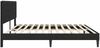 vidaXL Bettrahmen mit Kopfteil Schwarz 180 x 200 cm Samt 42027683 Bild 5