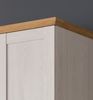 Kleiderschrank Mirano in weiß Lärche Landhaus 84 x 185 cm Bild 4