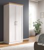 Kleiderschrank Mirano in weiß Lärche Landhaus 84 x 185 cm Bild 2